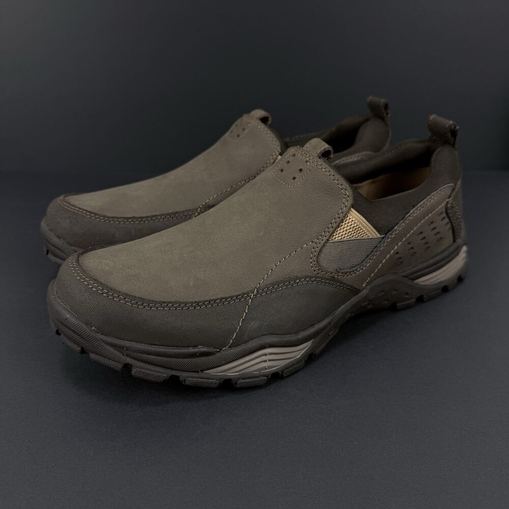Skechers Relaxed Fit Harper Forde Men’s 11.5 Brown Loafers Comfort Shoes NEW